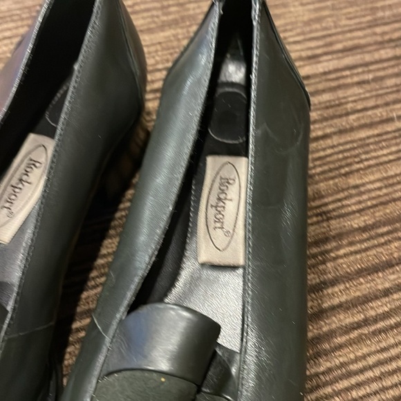 Rockport Leather Shoes Size 7.5 M black Slip On Loafers Comfort - Picture 3 of 9